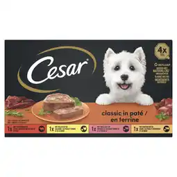 PLUS Cesar Classics Gevogelte Hondenvoer aanbieding