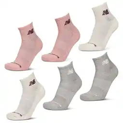 Foot Locker New Balance Ankle 6 Pack Sokken Unisex - Roze - Maat 35-38 - Katoen aanbieding