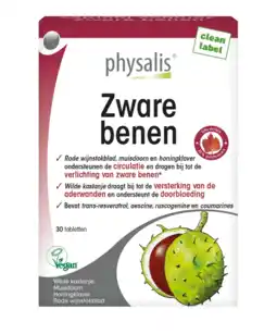 De Online Drogist Physalis Zware Benen Tabletten 30TB aanbieding