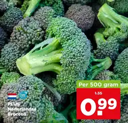 PLUS Nederlandse Broccoli aanbieding