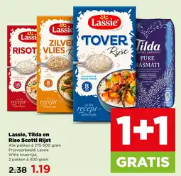 PLUS Lassie, Tilda en Riso Scotti Rijst aanbieding