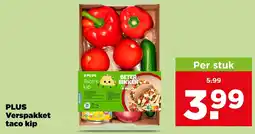 PLUS Plus verspakket taco kip aanbieding