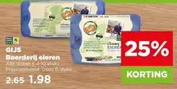 PLUS GIJS Boerderij eieren aanbieding