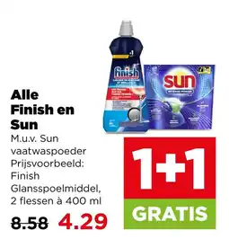 PLUS Alle Finish en Sun aanbieding