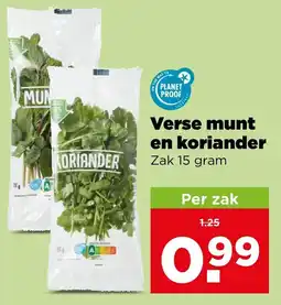 PLUS Verse munt en koriander aanbieding