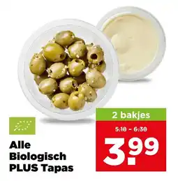 PLUS Alle Biologisch PLUS Tapas aanbieding