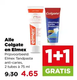 PLUS Alle Colgate en Elmex aanbieding