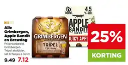 PLUS Alle Grimbergen, Apple Bandit en Brewdog aanbieding