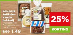 PLUS Alle GIJS Artikelen van de bakkerij aanbieding