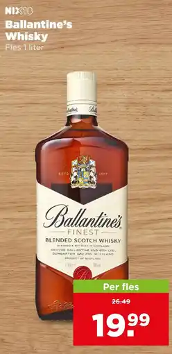 PLUS Ballantine's Finest Blended Scotch Whisky aanbieding