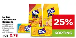 PLUS Lu Tuc Crackers en Bakerolls aanbieding