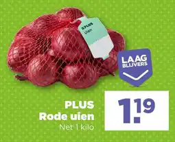 PLUS PLUS Rode uien aanbieding