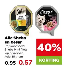 PLUS Alle Sheba en Cesar aanbieding