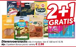 Dekamarkt Dierenvoersnacks aanbieding