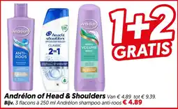 Dekamarkt Andrélon of Head & Shoulders aanbieding