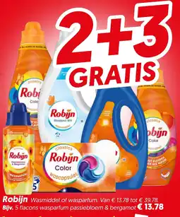 Dekamarkt Robijn Wasmiddel of wasparfum aanbieding