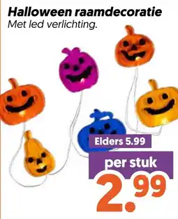 Dekamarkt Halloween raamdecoratie aanbieding
