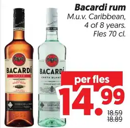 Dekamarkt Bacardi rum aanbieding