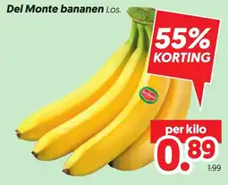 Dekamarkt Del Monte bananen aanbieding