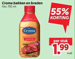 Dekamarkt Croma bakken en braden aanbieding