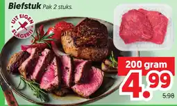 Dekamarkt Biefstuk aanbieding