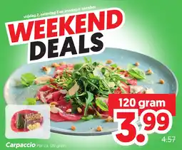 Dekamarkt Carpaccio aanbieding