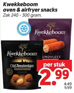 Dekamarkt Kwekkeboom oven & airfryer snacks aanbieding