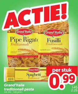 Dekamarkt Grand'Italia tradizionali pasta aanbieding