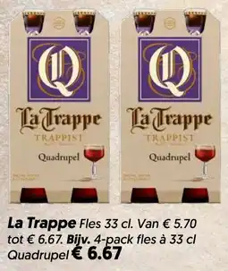 Dekamarkt La Trappe Quadrupel aanbieding