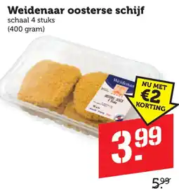 Coop Weidenaar oosterse schijf aanbieding