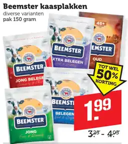 Coop Beemster kaasplakken aanbieding