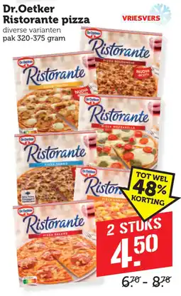 Coop Dr.Oetker Ristorante pizza aanbieding