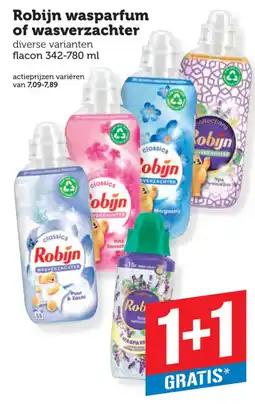 Coop Robijn wasparfum of wasverzachter aanbieding