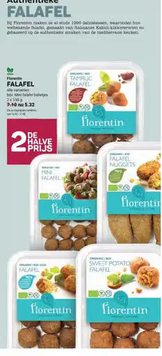 Ekoplaza florentin falafel aanbieding
