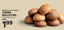 Ekoplaza Bakkerij van der Westen TARWE BOLLETJES aanbieding