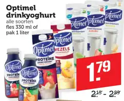 Coop Optimel drinkyoghurt aanbieding