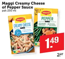 Coop Maggi Creamy Cheese of Pepper Sauce aanbieding