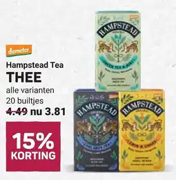 Ekoplaza Demeter Hampstead Tea Thee aanbieding