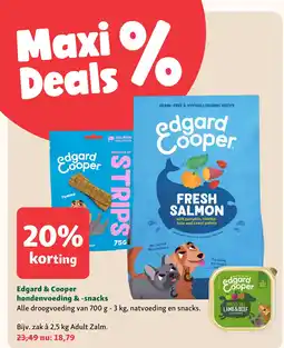 Maxi Zoo edgard cooper hondenvoeding & -snacks aanbieding
