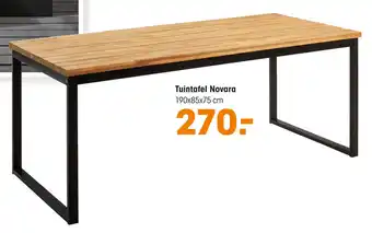 Kwantum Tuintafel Navara 190x85x75 cm aanbieding