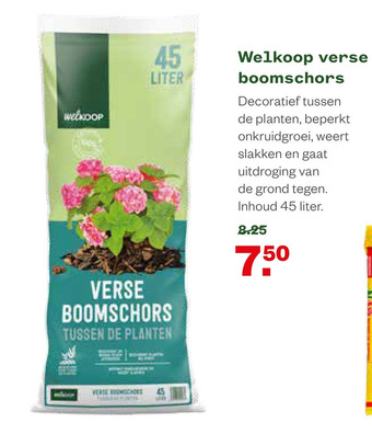 Welkoop Welkoop verse boomschors aanbieding