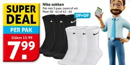 Hoogvliet Nike sokken aanbieding
