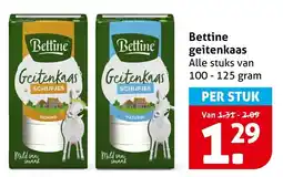 Hoogvliet Alle Bettine geitenkaas aanbieding