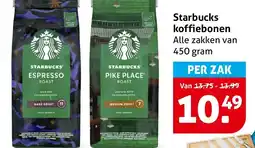 Hoogvliet Alle Starbucks koffiebonen aanbieding