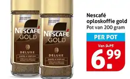 Hoogvliet Nescafé oploskoffie gold aanbieding