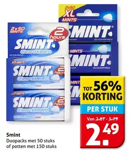 Hoogvliet Smint aanbieding