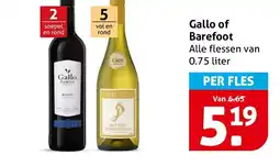 Hoogvliet Alle Gallo of Barefoot aanbieding