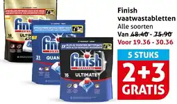 Hoogvliet Alle Finish vaatwastabletten aanbieding