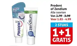 Hoogvliet Alle Prodent of Zendium aanbieding