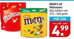 Hoogvliet Alle M&M's of Maltesers aanbieding